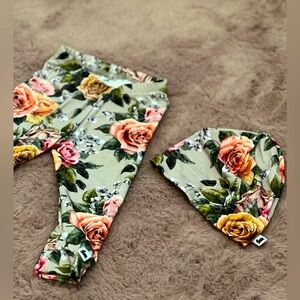 BNWOT Little & Lively Pants & Hat (Baby)